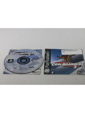 Cool Boarders 3 PlayStation 1 PS1 Game Disc and Manual